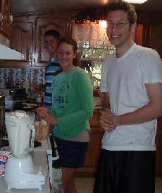 Blender butter making prep